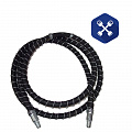 Шланг тормозной МАЗ (L=2550 мм, штуцер М12х1.50+штуцер М12х1.50) в пружине (АО "БРТ")