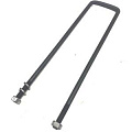 Стремянка платформы ГАЗ-3302 передняя (L=410/420 мм, М12х1.25) с гайками, гроверами ("Альтернатива")