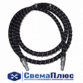 Шланг тормозной МАЗ (L=2550 мм, ш+ш) в пружине