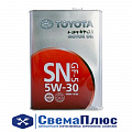 Масло  5W30 TOYOTA Motor Oil (4л) SN/GF-6A моторное синтетическое ж/б М+