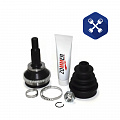 Шрус наружный RENAULT Duster (пыльник, хомуты, кольцо, смазка, гайка) 25/28 зуб (ABS) ("ZOMMER")