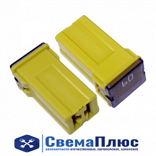 Предохранитель картриджный  60А L14XH27 (желтый) ("FLOSSER")
