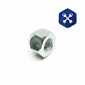 Гайка колеса М1/2"-20х12 открытая, конус, ключ 21 (цинк) ("STARLEKS")