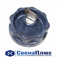 Крышка топливного бака УАЗ (ф=47 мм) (2 уса) с ключом (пластмассовая)