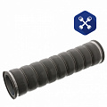 Патрубок интеркулера VOLVO (ф=80 мм, L=400 мм) прямой (резина) нижний ("HD-Parts")