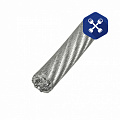 Трос стальной ф= 2 мм в ПВХ оплетке прозрачный ("REXANT")
