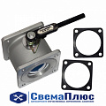 Кран шаровый DN-100 с квадратными фланцами (ф=100 мм) ("Металлоконструкция")