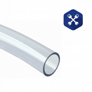 Трубка ПВХ 14х18 мм прозрачная