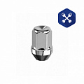 Гайка колеса М12x1.50x33 закрытая, конус, ключ 19 (хром) ("STARLEKS")