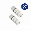 Лампа б/ц W5W 12V светодиодная белая (2шт) 6000K X-tremeVision (цоколь W2.1x9.5d) ("PHILIPS")