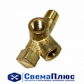 Штуцер датчика давления масла ЗМЗ-402, 406 (М14х1.5 наружная, М12х1.5 внутренняя резьба) ("ПУСТЫНЬ")