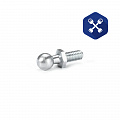 Палец шаровой тяги привода газа Mercedes-Benz (ф=10 мм, L=28 мм, М6х1.0) голый ("TOPCOVER")
