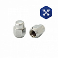 Гайка колеса М12х1.5х26 закрытая, конус, ключ 21 (хром) 8.8 ("STARLEKS")