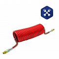 Шланг прицепа пневматический М16х1.5, М16х1.5 (L=4.0 м) красный ("WABCO")