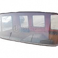 Стекло лобовое TATRA (L=2330 мм, Н=792 мм) с полосой, без обогрева (панорамное) ("KMK GLASS")