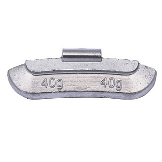 Грузик легковой стальной диск  40 гр ("Clipper")